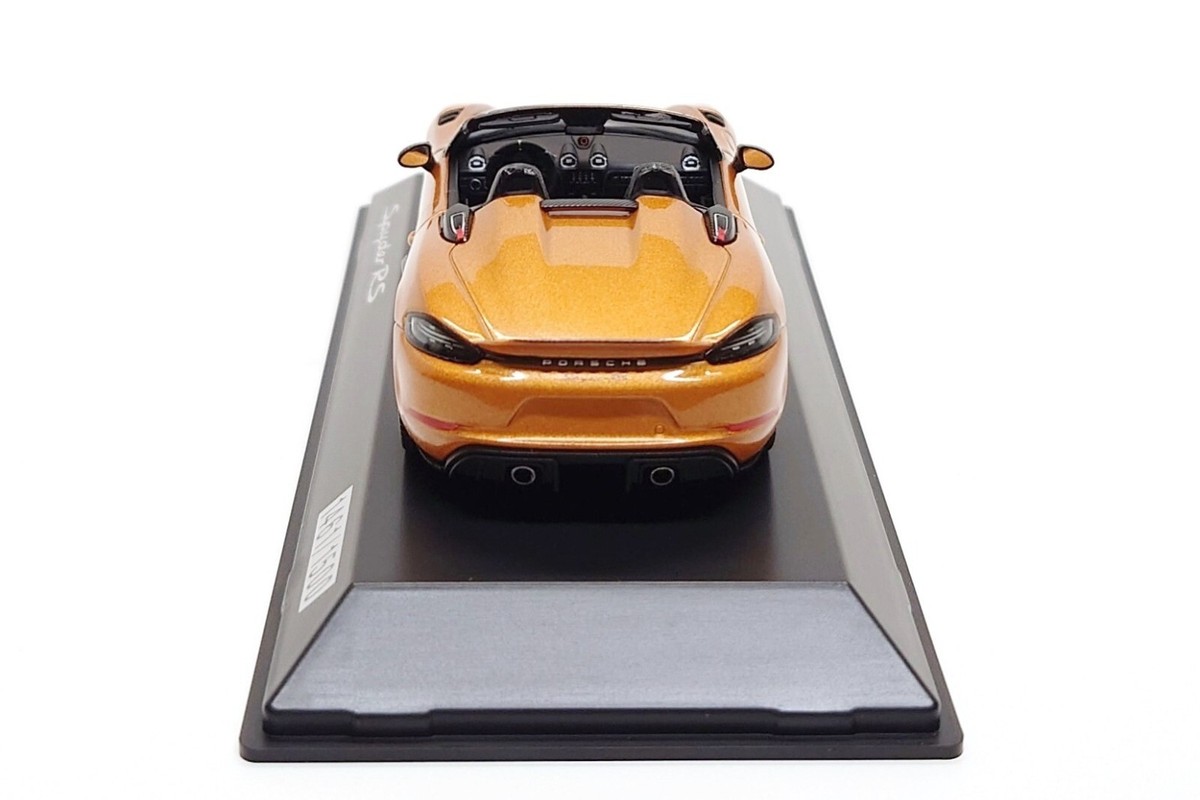 Spark 1:43 Porsche 718 Boxster Spyder RS (982) in Nordic Gold