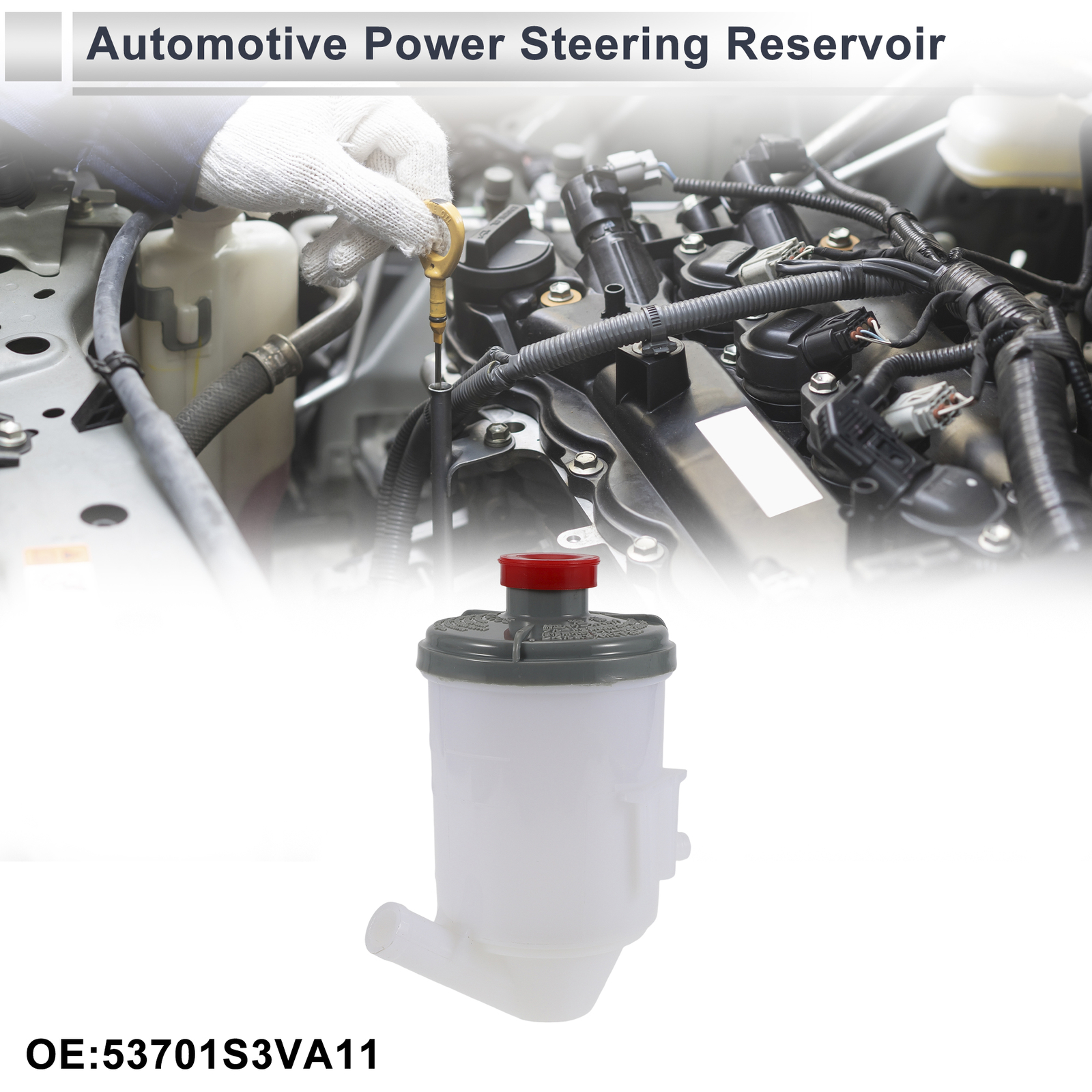 Power Steering Reservoir for Acura Mdx 20012006 No.53701S3VA11 1 Pc