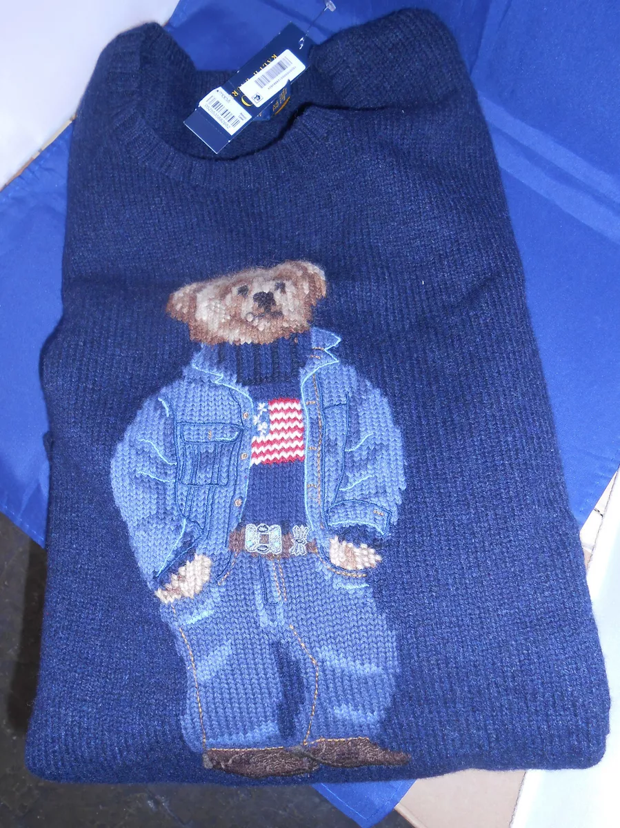 Polo bear sweater xxl clearance