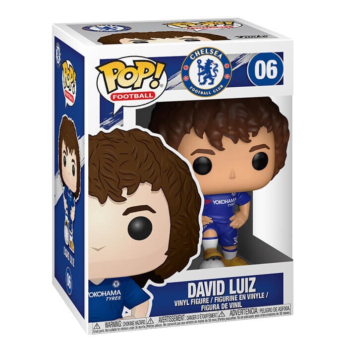 Funko Pop Football / Soccer FC Chelsea David Luiz Figure w