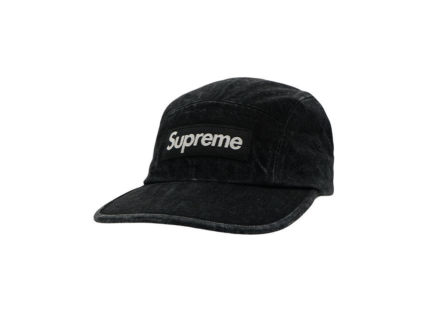 帽子 Supreme Denim Camp Cap Black Supreme Denim Camp Cap Black (24SS) | eBay