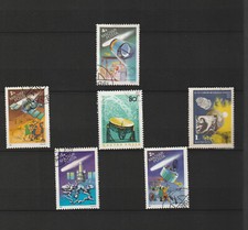 HONGRIE LOT 6 TIMBRES POSTE AERIENNE ESPACE de collection