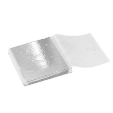 100 x Gold/Silver Leaf Sheets Foil Gilding Art Craft Metallic Transfer DIY Paper