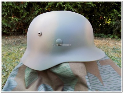 WW2 German Army WH,ELITE 3 Colours Normandy D-DAY 1944 Camo M35 Helmet -  Repro