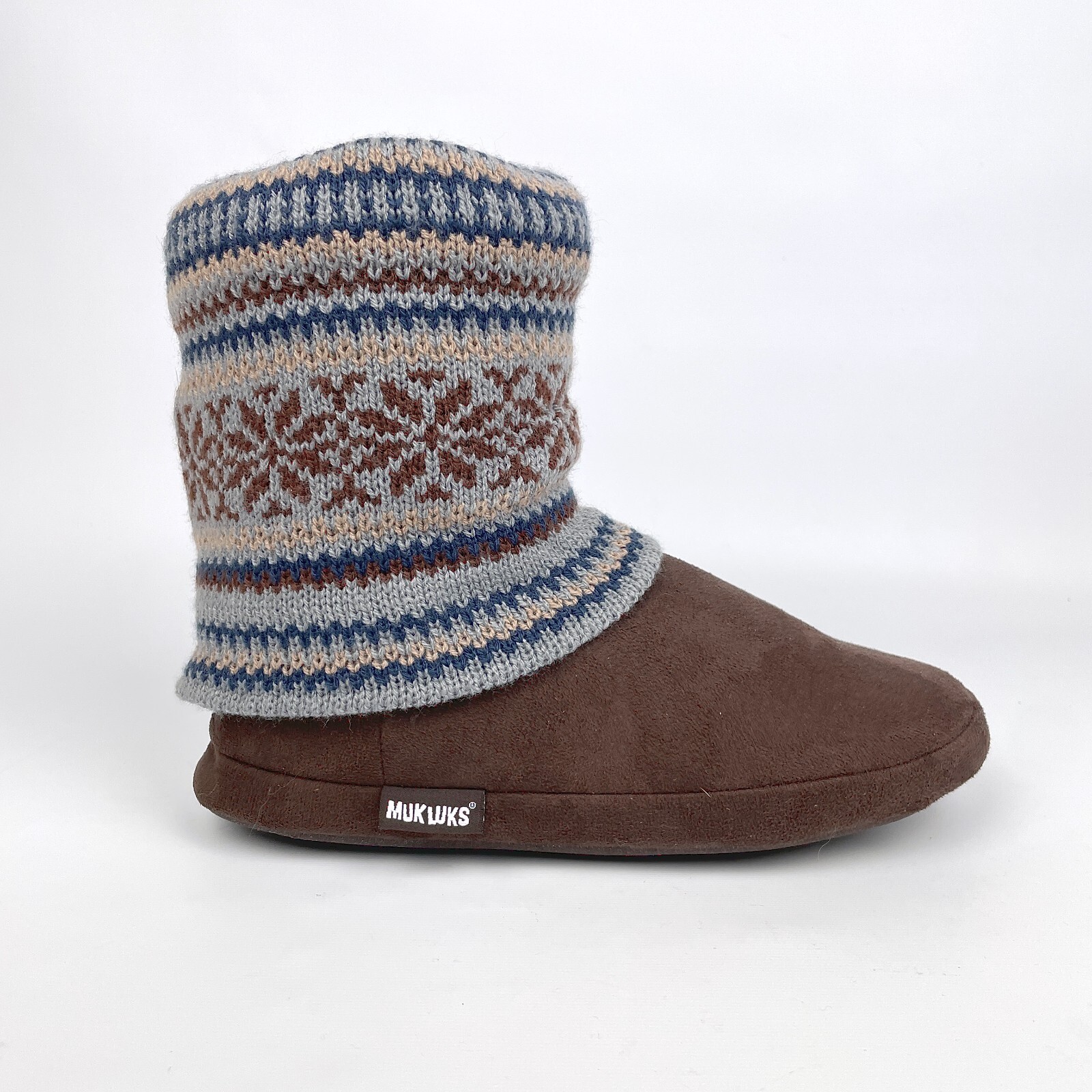 Tall Sweater Slipper Boots Booties Size 