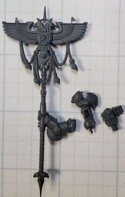 40k Adeptus Custodes Bits Allarus Terminator Praetor Vexilla w Pointing Arm
