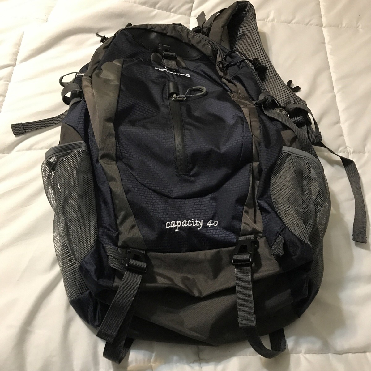 BACKPACK Waterproof Bag Hiking Camping Travel for Men/Women 40 L Blue FENGDONG BACKPACK Waterproof Bag Hiking Camping Travel for Men/Women 40 L Blue FENGDONG