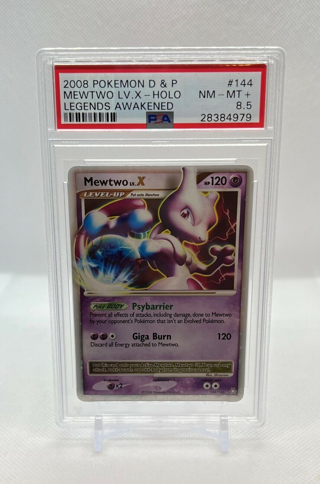 Mewtwo LV. X 144/146 Diamond And Pearl World Championships 2009 Pokemon Card