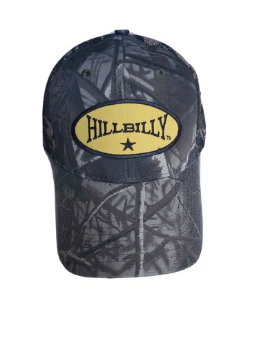 Hillbilly Ball Cap Trucker Hat Camo 