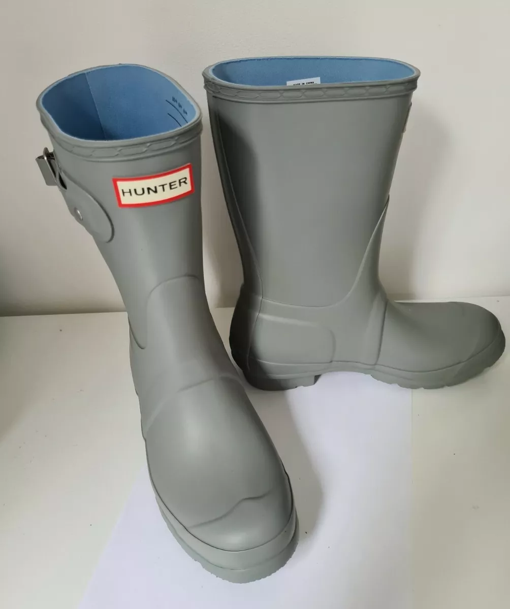 Short grey hunter boots sale