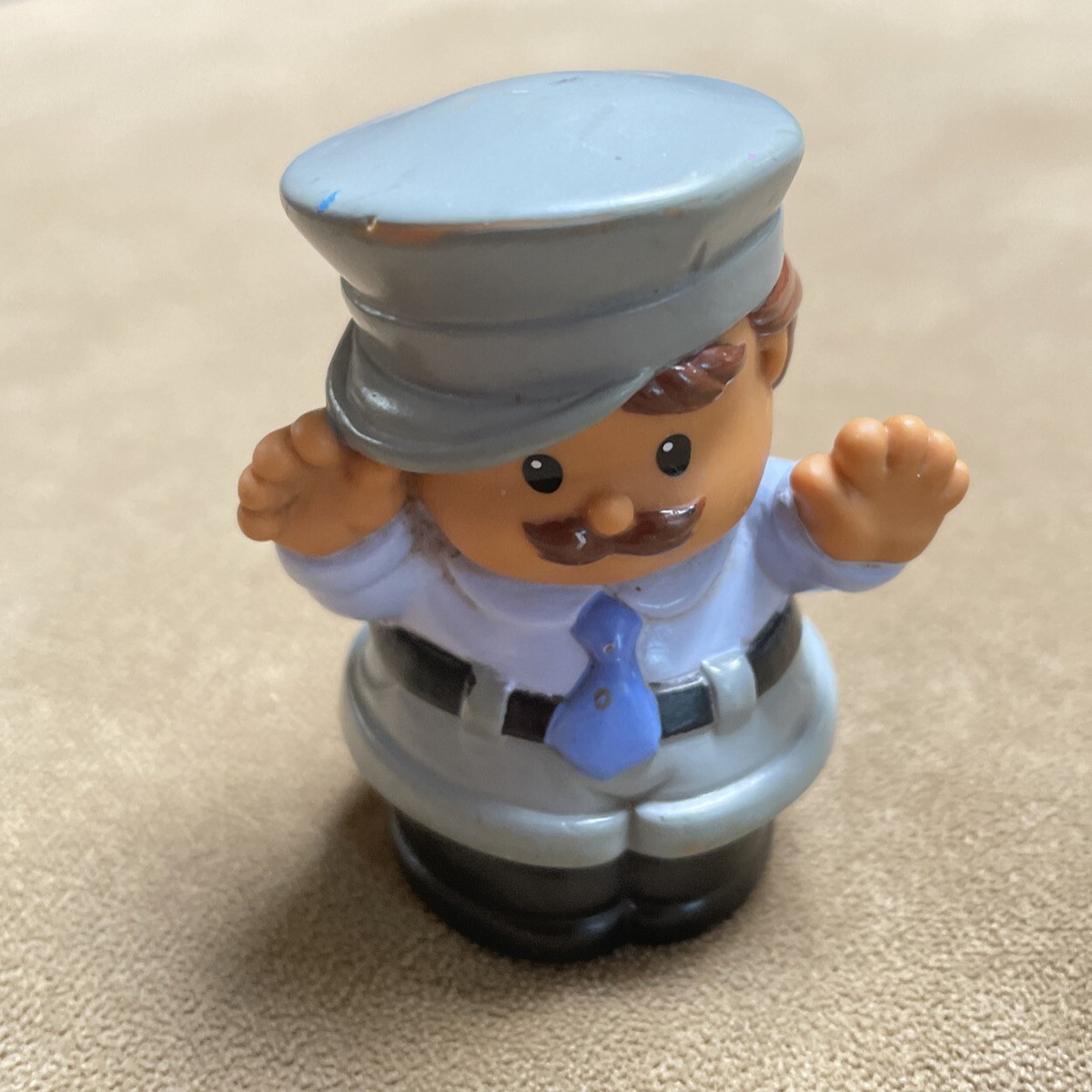 Hispanic Bus Driver Little People Figure Yield Sign Toy Fisher-Price ...