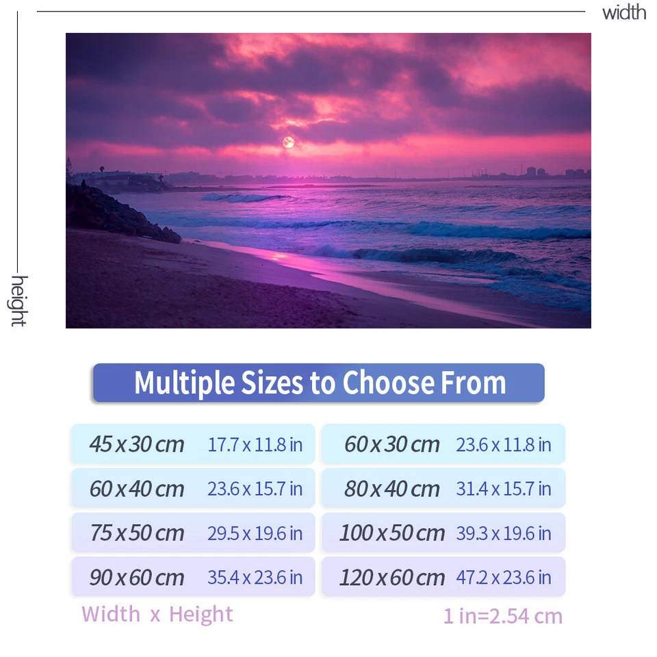 Pegatina de fondo de acuario, póster de decoración de pecera rosa playa Foto 2 de 4