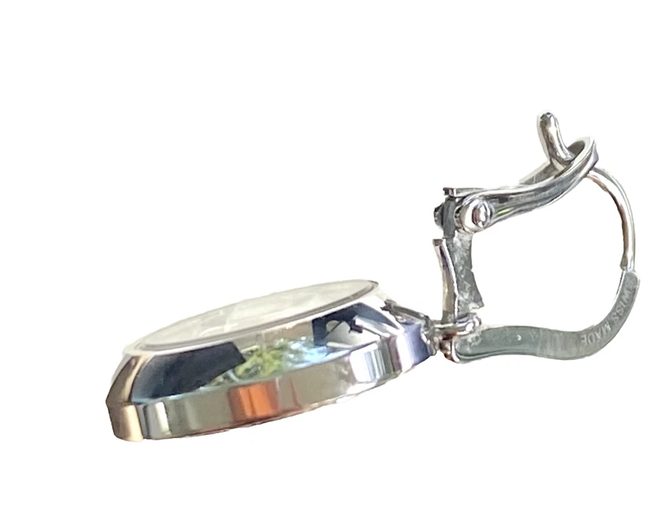 Pendientes Chopard Happy Spirit oro blanco 18kt diamantes Foto 2 de 3