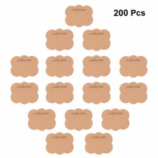 200PCS Blank Hairpin Display Card Simple Hair Barrette Display Cards Hair Clip