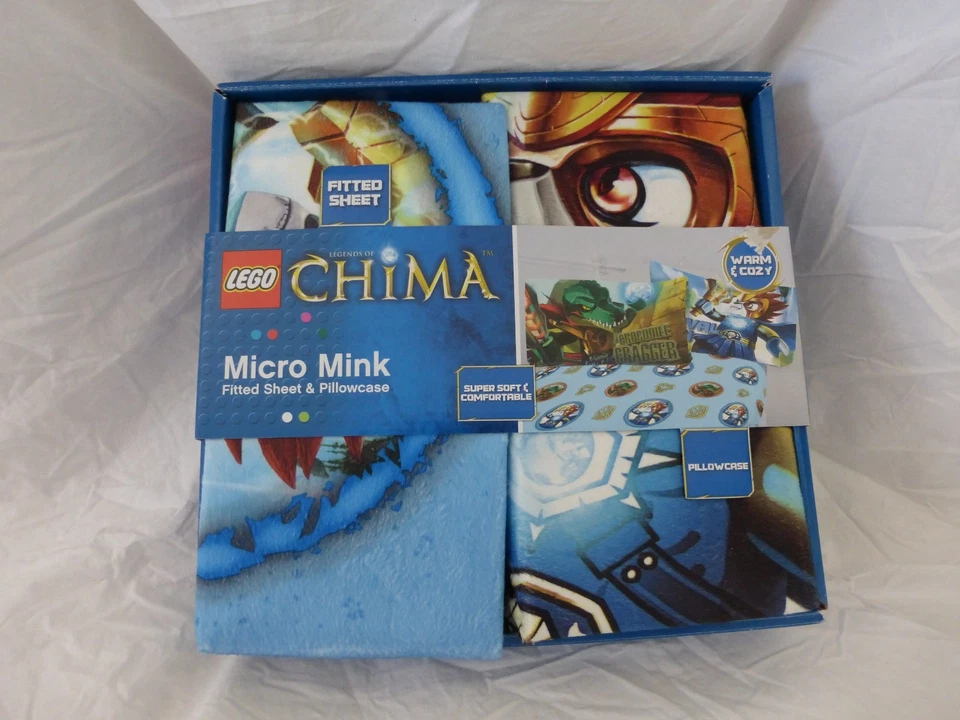 2 pc Lego Chima Extreme Battle Micro Mink Twin Sheet Set NIP - Image 2 of 4