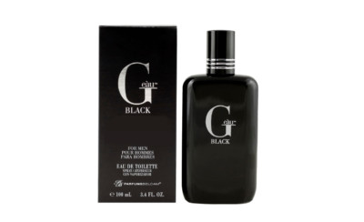G Black Eau De Toilette Men Fresh Aquatic Fragrance Spicy Notes Sandalwood Mens
