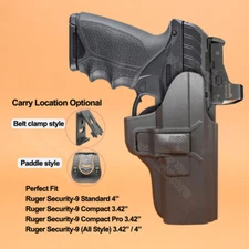 Security 9 Holster OWB for Ruger Security-380 Compact Pro Standard 9mm .380