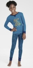 NEW Christmas Wondershop Black Joy Every Season Kids Long Sleeve W/ Pants Sz 10