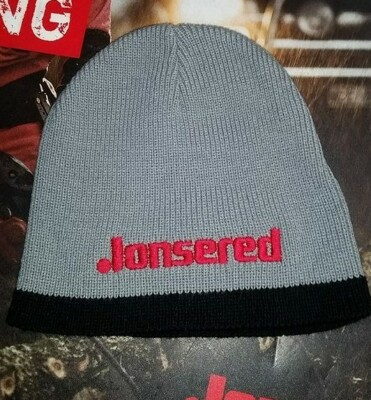 #ad Jonsered Chainsaw Grey beanie hat NEW from dealer $24.95