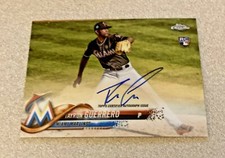 2018 Topps Chrome RC Auto #RA-TG Tayron Guerrero Marlins