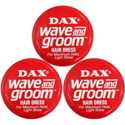 3 X DAX WAX RED WAVE AND GROOM FÜR MAXIMALEN HALT 99gm - SCHNELLER UK TRACK POST!!!!!!!!