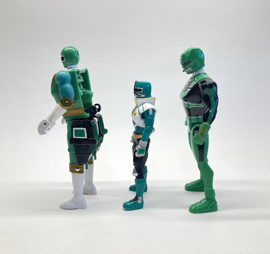 Power rangers Green ranger samurai forest elephant lot MMPR Zord