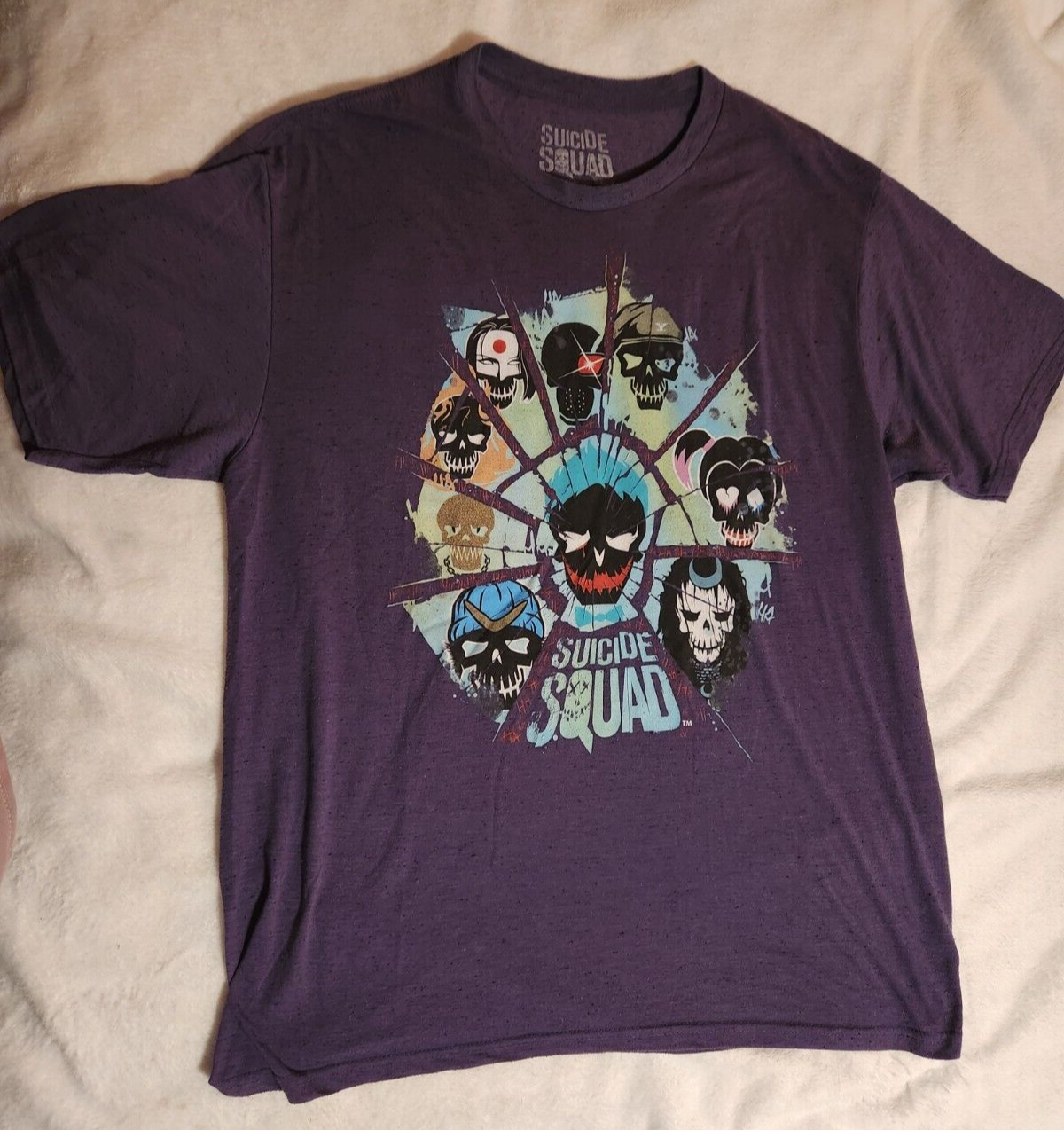 ALTRA T shirt uomo XL Regal Exclusive viola DC Suicide Squad