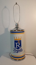 Vintage 1968 Kansas City Royals Major League Baseball Promotion Trash Can Lamp