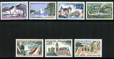 FRANCE 1007-13, 1961 BEACHES AND SAILBOATS, MNH (FRN331)
