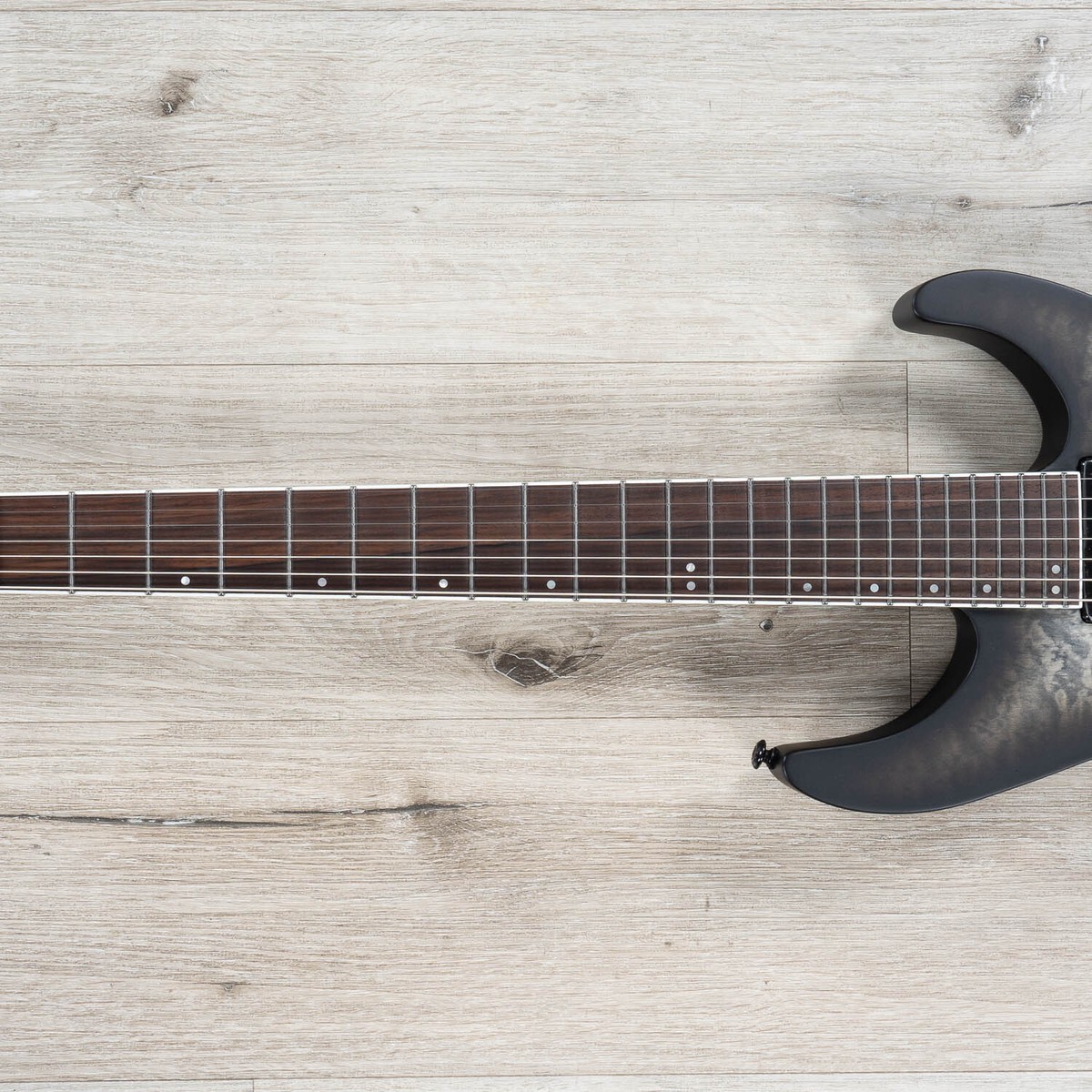 ESP LTD Deluxe M-1007 Baritone 7-String Guitar, Quilt Maple