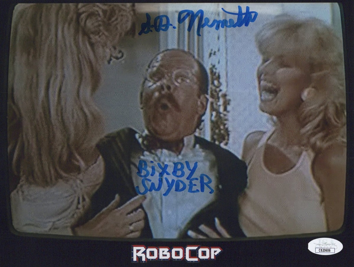 S.D. NEMETH Signed ROBO COP 8x10 Photo BIXBY SNIDER AUTHENTIC JSA