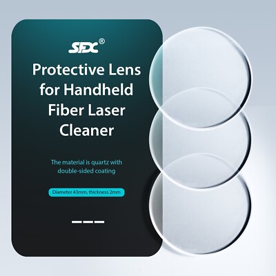 3PCS Protective Lens for SFX 200W/300W/1KW/1500W/2KW Laser Cleaning Machine