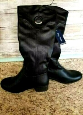 Tall Knee High Black Boots Fall Fashion 