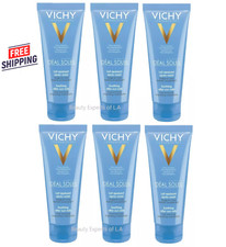 6 Pack Vichy Ideal Soleil Soothing After-Sun Milk Lait 100ml total 600ml 28.8oz