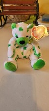 TY Beanie Baby - CLOVER the Irish Bear 7.5 inch - MWMT's Stuffed Animal Toy