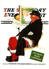 Saturday Evening Post December 28 1940 Norman Rockwell Cover Art Print Christmas