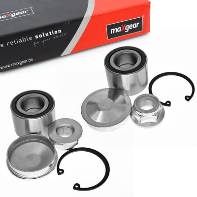 2x MAXGEAR Radlager Radlagersatz Hinten für RENAULT CLIO MEGANE 19 THALIA