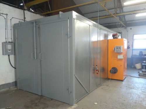 Powder coating cure oven - powder coating plant and equipment - Afbeelding 1 van 9