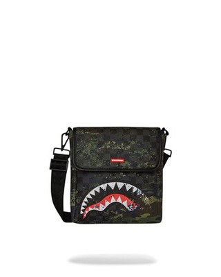 SPRAYGROUND ショルダーバッグ Authentic SPRAYGROUND T-REX CITY MESSENGER SLING SATCHEL - LIMITED