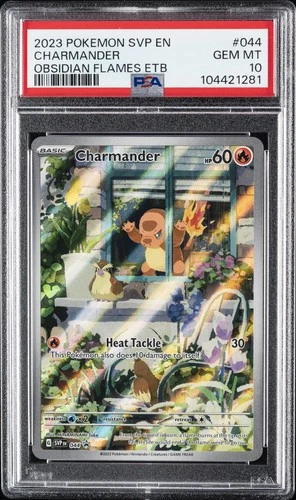 2023 POKEMON SVP EN-SV BLACK STAR PROMO #044 CHARMANDER PSA 10