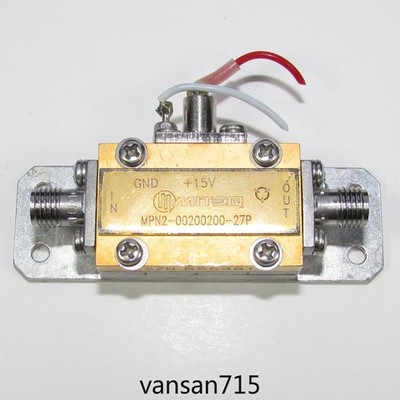 1pc MITEQ MPN2-00200200-27p 0.2-2GHz 24dB 27dBm RF Amplifier *lj