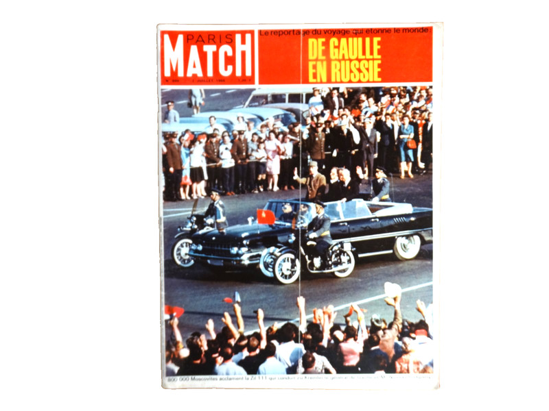 Paris Match – July 2, 1966 – De Gaulle in Russia 