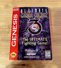 Midway Ultimate Mortal Kombat 3 Sega Genesis NTSC-U/C 1995 Fighting w/ Manual