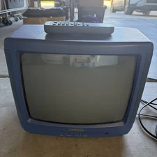 Konka K1392u CRT Television 13" TV Vintage Retro Mini Gaming With Remote Working
