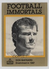 1985-88 Football Immortals Don Maynard #136 HOF 1oa8