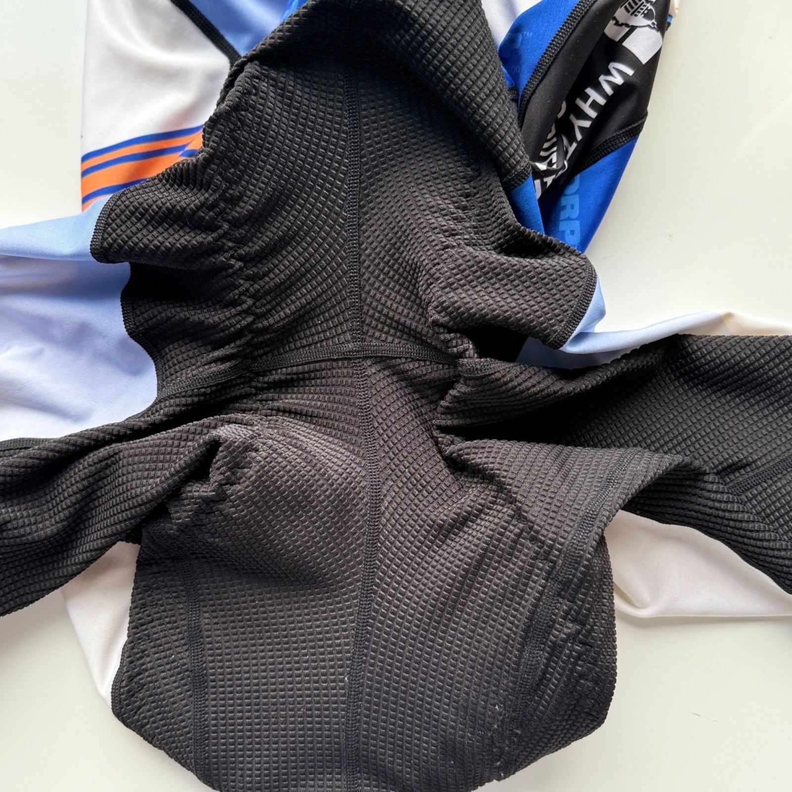 Louis Garneau Cycling Suit White/Blue Performance Fit Style Vintage Mens Size M