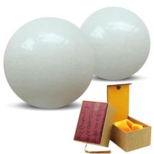 Natural Marble Baoding Chinese Meditation Balls, Stress Relief Hand Exercise ...