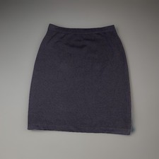 St. John Basics Skirt Womens 10 Black Santana Knit Pencil Made in USA