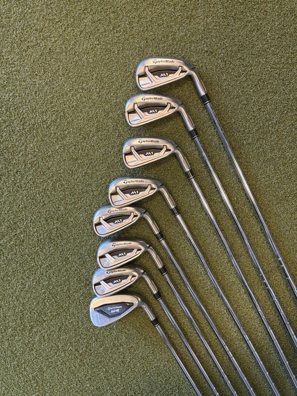 TaylorMade M1 4-A Iron Set, Tru Temper XP 95g R300 Shafts