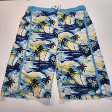 Tommy Bahama Shorts Mens XL Hawaiian Tropical Swim Trunks Mesh Lined Drawstring